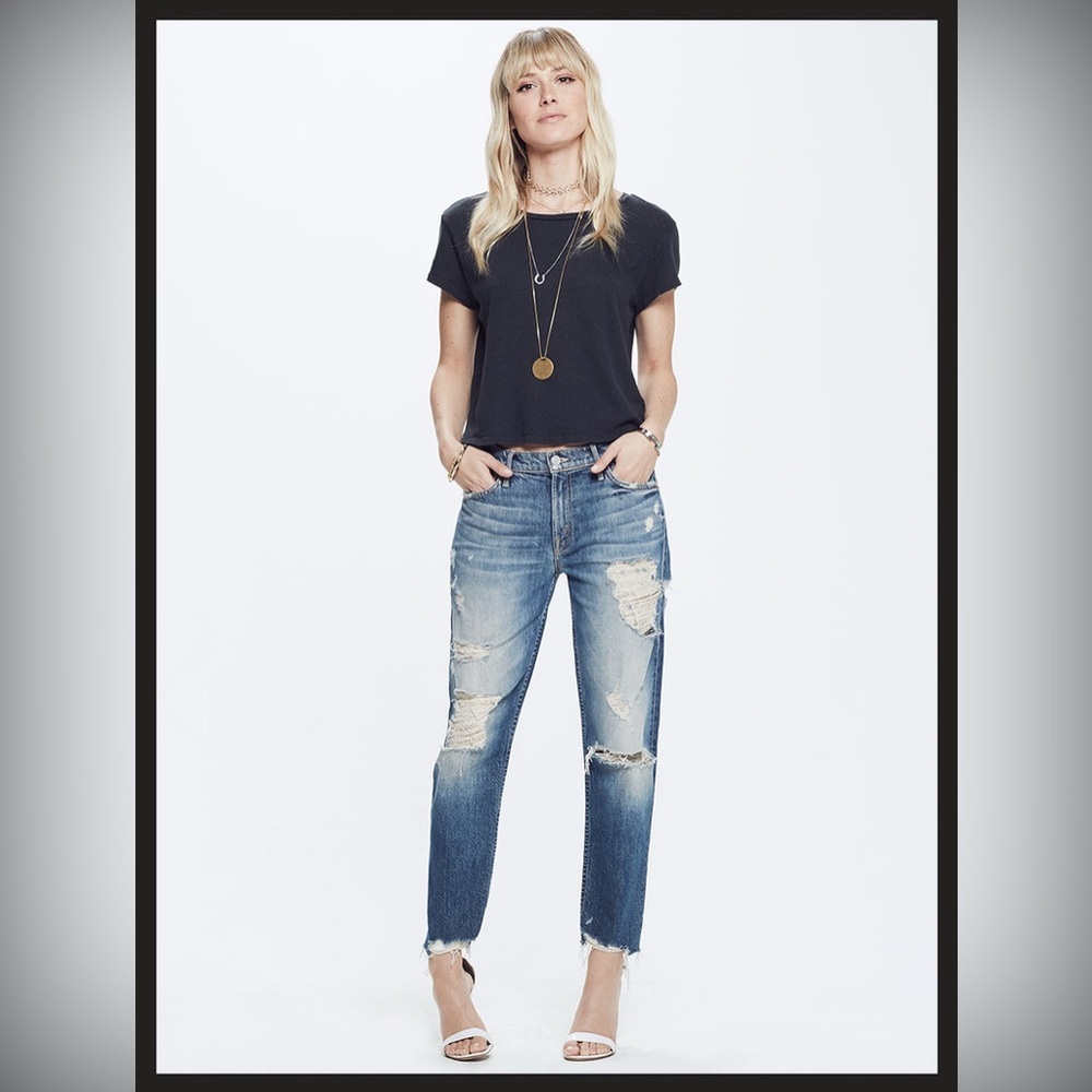 - 🎀MOTHER SUPERIOR the sinner ice cream you scream Distressed Blue Jeans 25